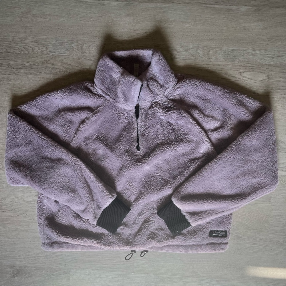 Calvin Klein Lavender Fleece Top